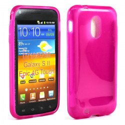 Galaxy S2 D710 TPU Gel Case (Hot Pink)